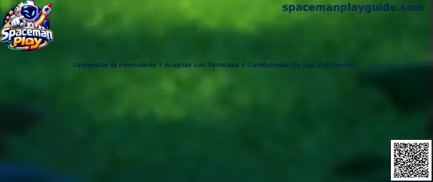 Completar el formulario y aceptar términos y condiciones de Spaceman Play